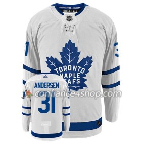 Adidas Maillot de Hockey Toronto Maple Leafs FREDERIK ANDERSEN 31 Blanc Authentic - Homme